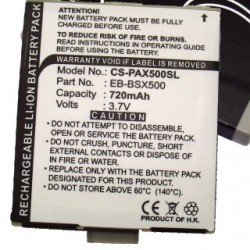 Panasonic CS-PAX500SL Батерия за Panasonic X100