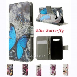 Samsung Galaxy A3 A300F Painted Wallet Кожен Калъф + Протектор