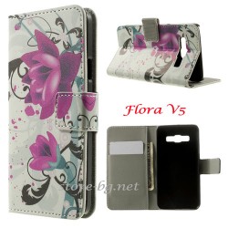 Samsung Galaxy A3 A300F Painted Wallet Кожен Калъф + Протектор