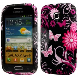Samsung Galaxy Ace 2 i8160 Flora V6 Силиконов Калъф + Протектор