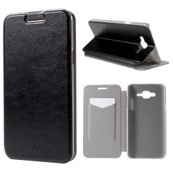 Samsung Galaxy J7 SM-J700F Wallet Кожен Калъф и Протектор