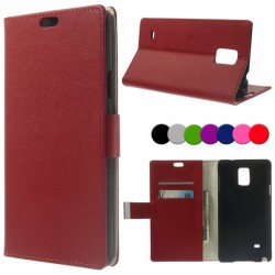 Samsung Galaxy Note 4 SM-N910 Magnetic Wallet Кожен Калъф + Прот