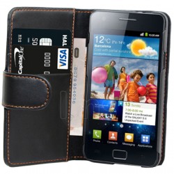 Samsung Wallet Калъф за Samsung Galaxy S2 i9100 + Протектор