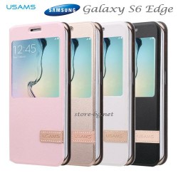 Samsung Galaxy S6 Edge G925 Window Wallet Калъф и Протектор