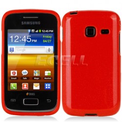 Samsung Galaxy Y Duos S6102 Силиконов Калъф Червен