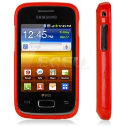 Samsung Galaxy Y Duos S6102 Силиконов Калъф Червен