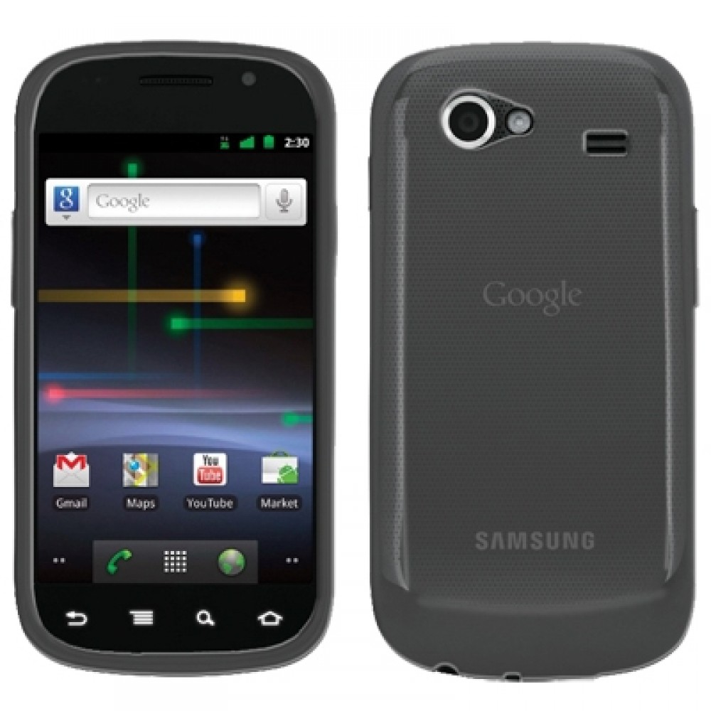 Samsung Google Nexus S I9023 Силиконов Калъф Черен + Протектор