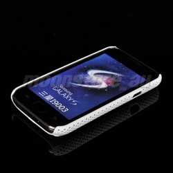 Samsung I9003 Galaxy SL Твърд Калъф Бял + Протектор