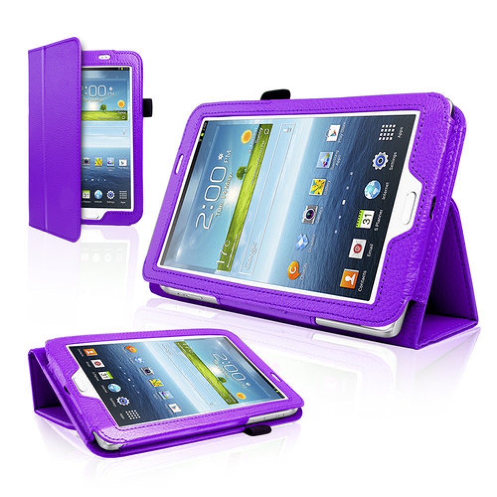 Samsung Galaxy Tab 3 7.0 P3200 Кожен Калъф + Скрийн Протектор