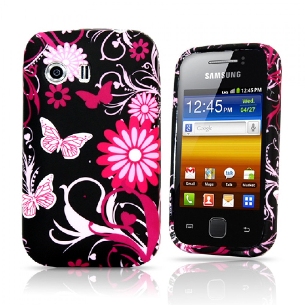 Samsung Galaxy Y S5360 Flora V6 Силиконов Калъф + Протектор