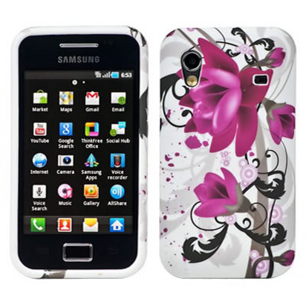 Samsung Galaxy Ace S5830 Flora V5 Калъф + Протектор