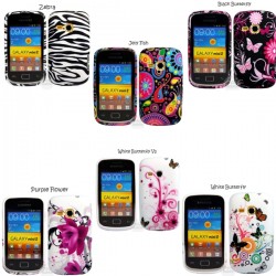 Samsung Galaxy mini 2 S6500 Flora2 Силиконов Калъф + Протектор