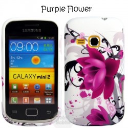 Samsung Galaxy mini 2 S6500 Flora2 Силиконов Калъф + Протектор