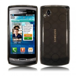 Samsung S8530 Wave II Силиконов Калъф Черен
