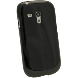 Samsung I8190 Galaxy S III mini Силиконов Калъф Черен + Протекто