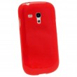 Samsung I8190 Galaxy S III mini Силиконов Калъф Червен + Протект