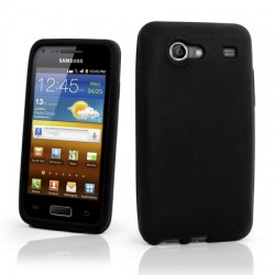 Samsung I9070 Galaxy S Advance Силиконов Калъф Черен + Протектор