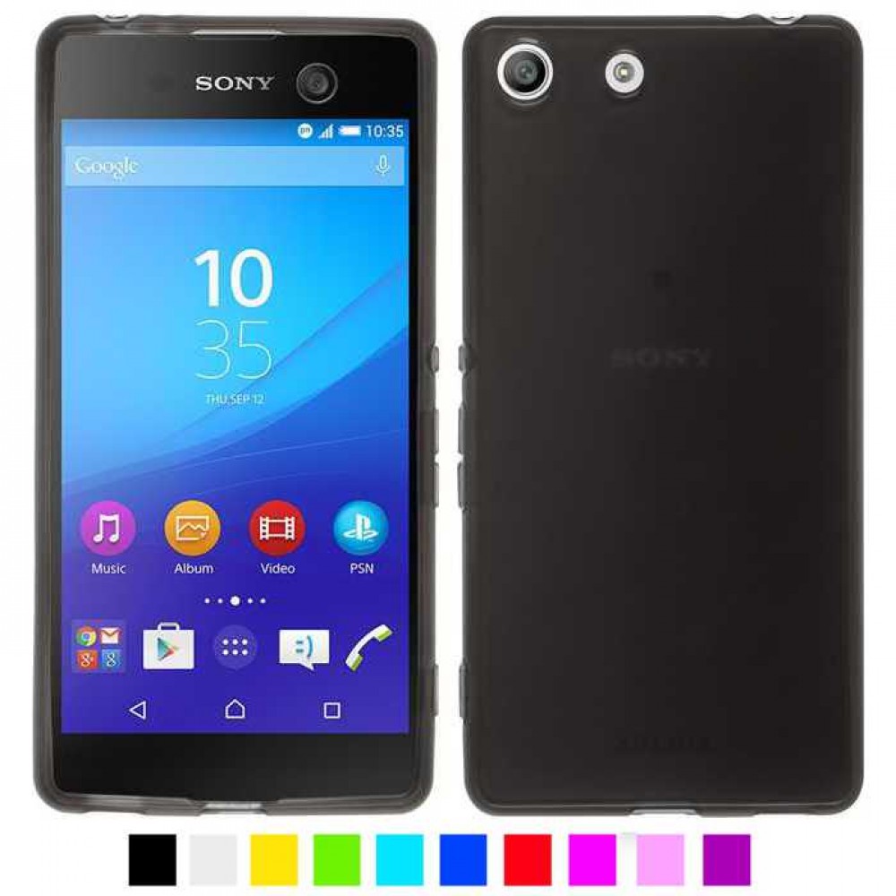 Sony Xperia M5 / M5 Dual Силиконов Калъф TPU и Протектор