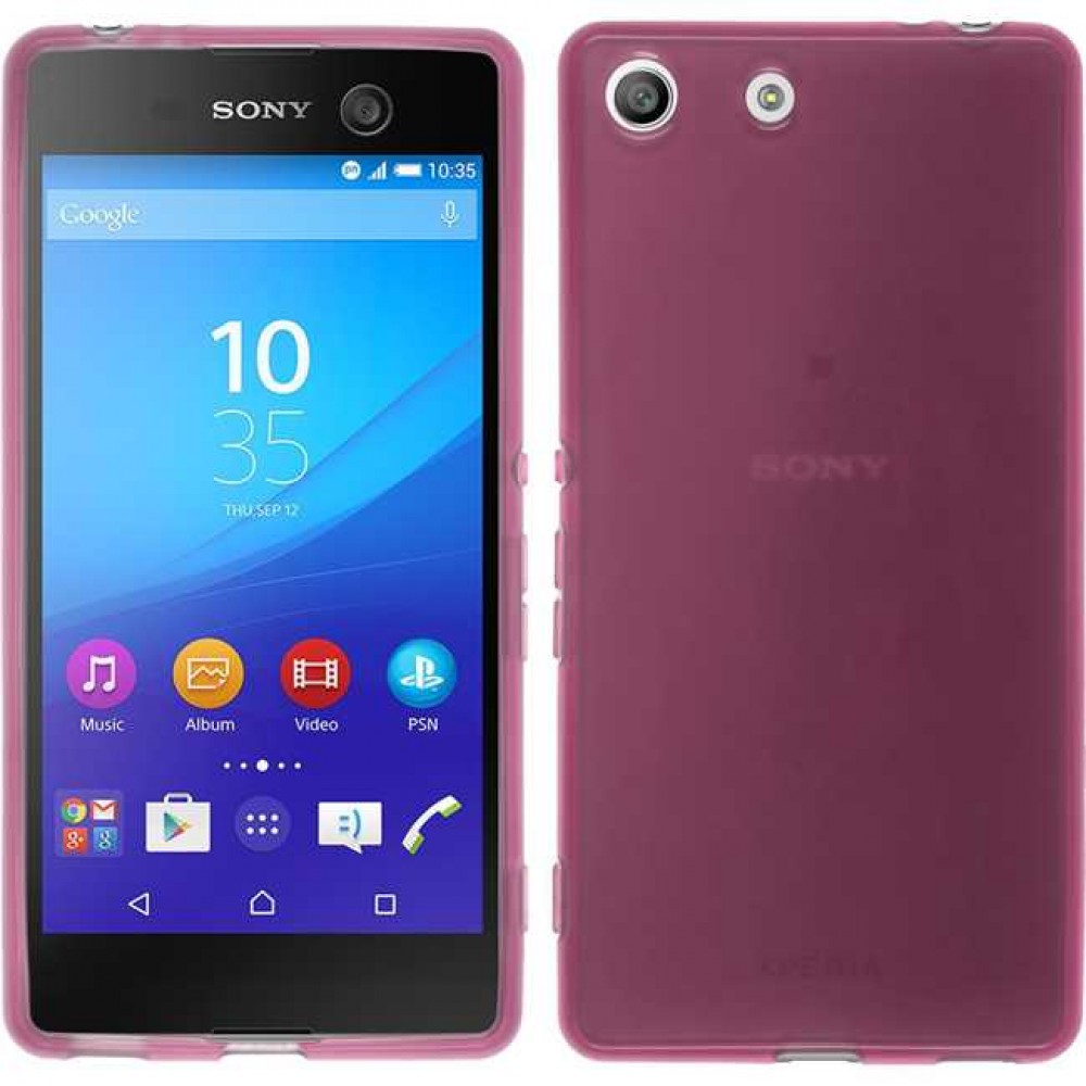 Sony Xperia M5 / M5 Dual Силиконов Калъф TPU и Протектор