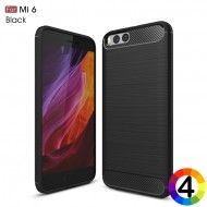 Xiaomi Mi 6 Удароустойчив Carbon Fiber Калъф и Протектор