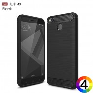 Xiaomi Redmi 4X Удароустойчив Carbon Fiber Калъф и Протектор