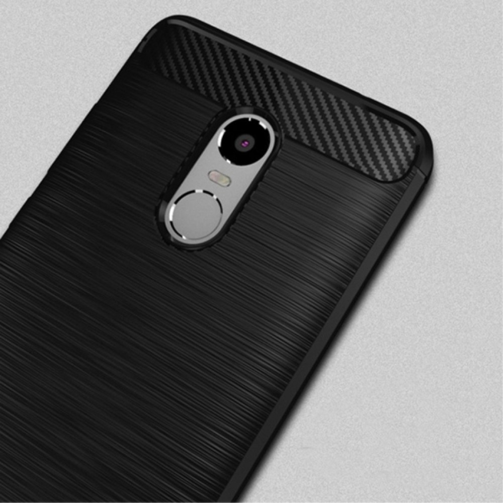 Xiaomi Redmi Note 4 Удароустойчив Carbon Fiber Калъф и Протектор