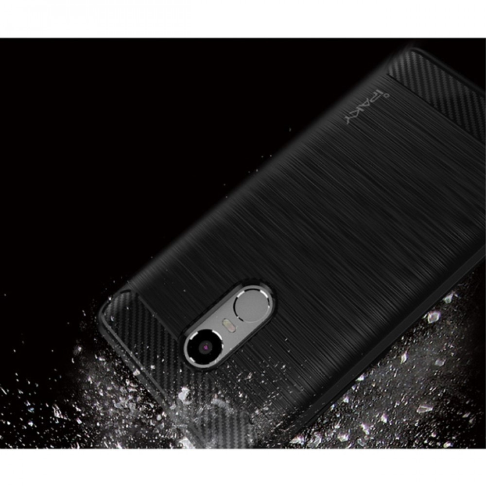 Xiaomi Redmi Note 4 Удароустойчив Carbon Fiber Калъф и Протектор