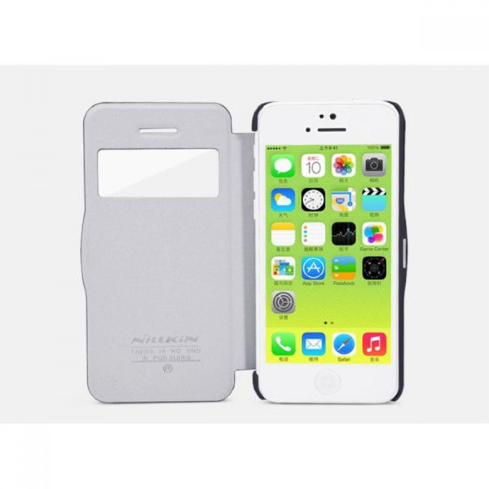 iPhone 5C Nillkin Кожен Калъф и Протектор